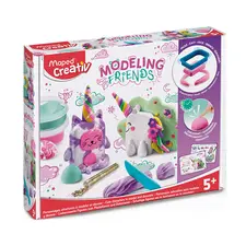 Conjunto Pasta Modelar Animais Mágicos MAPED | Brinquedo Criativo para Crianças