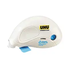 Fita Corretora UHU Roller 5mmx10m - Correção Precisa e Limpa | bluepixel.pt