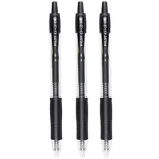 Esferográfica Gel Pilot G-2 Retrátil Preto 0,5mm - Pack de 3 | Loja BluePixel