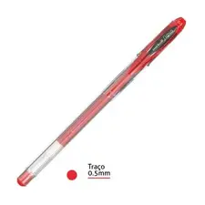 Esferográfica Gel Uni Signo UM120 Vermelho 0,5mm | Material de Escritório na bluepixel.pt