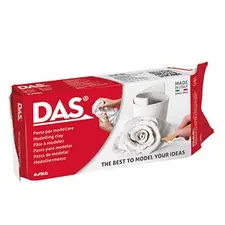Pasta Modelar Branca DAS 1kg - Material Criativo de Alta Qualidade para Artes e Educação