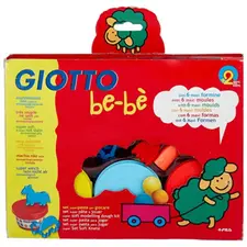 Conjunto Pasta Modelar Giotto Be-Be 3x100g + Moldes | Brinquedos Criativos para Crianças