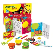 Conjunto Giotto Be-Be para Colorir e Modelar | Brinquedos Criativos para Crianças