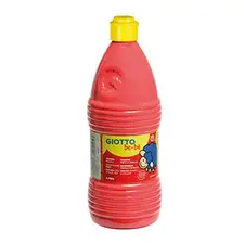 Guache Líquido Giotto Be-Be 1L Vermelho | Tinta para Crianças | Loja BluePixel