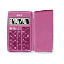 Calculadora de Bolso Casio LC401LV Rosa - 8 Dígitos | Loja BluePixel.pt