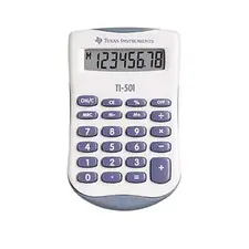 Calculadora Secretária Texas TI 501 8 Dígitos | Compra Online na bluepixel.pt