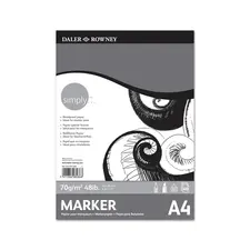 Papel para Marcador Simply A4 70g da DALER ROWNEY | Papel de alta qualidade para desenhos e projetos