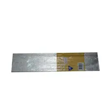Papel Crepe Prata Metalizado 150x50cm em Rolo | Decoração e Artesanato | NEUTRAL