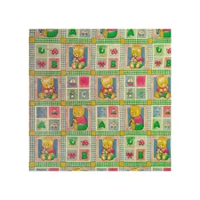 Papel Embrulho Ursos 62cm x 200m | Bobine de 7kg | Neutro - Loja BluePixel