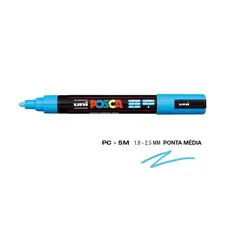 Marcador Posca PC-5M Azul Claro 1,8mm - Marca POSCA | BluePixel.pt
