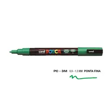 Marcador Posca PC-3M 0,9mm Verde - Marca POSCA | Loja BluePixel