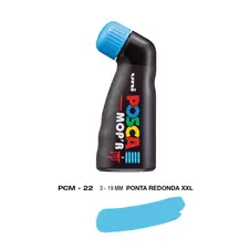 Marcador Uniball Posca MopR PCM-22 19mm Azul Claro | Loja BluePixel