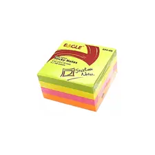Bloco Notas Aderentes Eagle Neon Cubo 75x75mm - 400 Folhas | Loja BluePixel