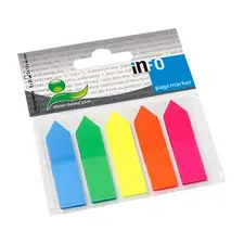 Separadores Adesivos 12x44mm Setas Sortido - Infonotes | Organização e Etiquetas