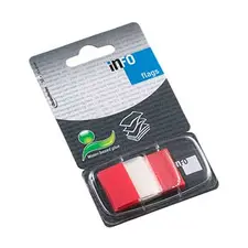 Separadores Adesivos Vermelhos 25x43mm Infonotes - Pack de 50 unidades | Loja BluePixel