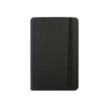 Bloco Notas Quadriculado 10,5x14,8cm Semi Pele Preto Liderpapel - 120 folhas de alta qualidade