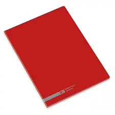 Caderno Agrafado A4 Quadriculado Ambar School Vermelho 48 Folhas | Loja BluePixel