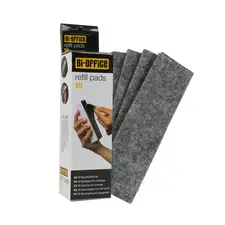 Recarga Apagador Magnético Q. Brancos 140x40mm - Pack de 10 | BI-OFFICE