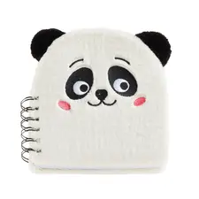Bloco Espiral 160x160mm Peluche Panda - BACK2FUN | Produto criativo e de alta qualidade para desenhos e projetos