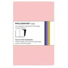 Caderno Moleskine Volant XS Pautado Rosa | Compacto, Elegante e de Alta Qualidade