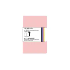 Caderno Moleskine Volant de Bolso Pautado Rosa - Pack 2 unidades | Loja BluePixel