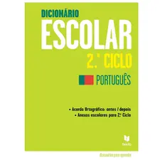Dicionário Escolar 2º Ciclo de Português NEUTRAL | Material Escolar para Estudantes