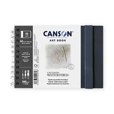 Caderno Canson Artbook Saunders Waterford A5 300g - 40 folhas para arte e aquarela | bluepixel.pt