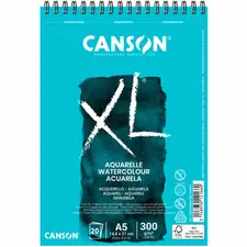 Bloco Espiralado Canson XL Aquarelle A5 300g - Papel de Alta Qualidade para Aquarela | bluepixel.pt