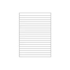 Caderno Almaço A4 Pautado Branco NEUTRAL - Sem Margem, 5 Folhas | bluepixel.pt
