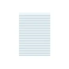 Caderno Papel Almaço A4 Pautado Azul Sem Margem - Marca NEUTRAL | Loja BluePixel
