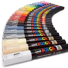 Marcador UniBall Posca PC-1M 0,7mm - Conjunto de 21 Cores | bluepixel.pt