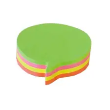 Bloco Notas Aderentes 70x70mm Balão Texto INFONOTES - 200 Folhas para Organização