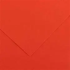 Cartolina Canson 50x65cm Tomate 185g - Papel de Alta Qualidade para Artes e Projetos