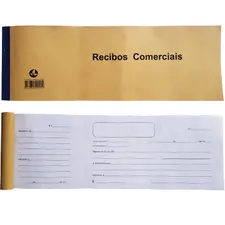Bloco de Recibos Comerciais NEUTRAL | Produto de Qualidade para Empresas na bluepixel.pt