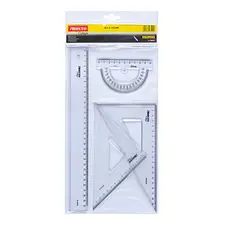 Conjunto de Geometria Geocollege AR23509 - 4 Peças da Aristo para Estudantes e Profissionais
