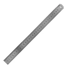 Régua Metálica 30cm CARL CSR30 - Ferramenta de Medição Durável para Profissionais e Hobbyists
