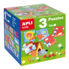 Jogo Puzzle Apli Cubo 3x24 Peças | Diversão Educativa na bluepixel.pt