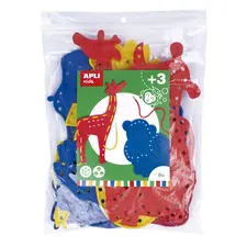 Jogo Sensorial Apli Formas Animais - Conjunto de 6 Peças Educativas para Crianças | bluepixel.pt