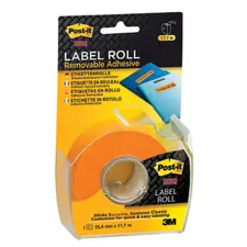 Etiquetas em Rolo Post-it 3M 25,4mm x 17,7m Laranja - Organização e Identificação