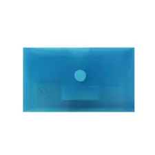 Bolsa Envelope 105x65mm com Fecho Velcro Plástico Azul | HFP - Loja BluePixel