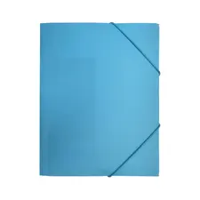 Pasta Plástica A4 com Elásticos Turquesa - Organização Prática | bluepixel.pt