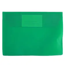 Bolsa Envelope A5 PVC Visor Verde - Pack de 10 unidades | Neutro na loja BluePixel.pt
