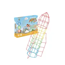 Conjunto 3D Building Pipes AmbarScience | Kits de Construção Educativos para Crianças