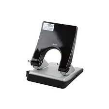 Furador Plus PU-830A Power-Assisted de 25 Folhas - Cor Preta | Loja BluePixel