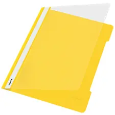 Classificador Leitz 4191 com Capa Transparente Amarela - Pack de 25 unidades | BluePixel.pt