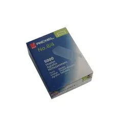 Agrafos 8/4 Rexel Cx 5000un | Compatíveis com Agrafadores Rexel | Loja BluePixel