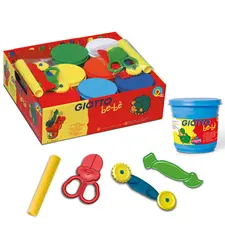 Conjunto Pasta Modelar Giotto Be-Be Schoolpack 8+ 8 | Material artístico infantil