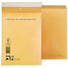 Envelope Almofadado Kraft 150x215mm NEUTRAL - Embalagem resistente para envio seguro