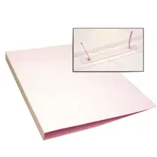 Dossier Cartolina Alto Brilho 310x230x20mm com Ferragem Branca | bluepixel.pt