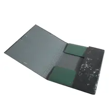 Pasta 3 Abas 340x250mm com Elásticos Marmoreados - Marca NEUTRAL | bluepixel.pt